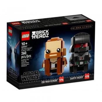 LEGO BrickHeadz Star Wars Obi-Wan Kenobi & Darth Vader 40547 Building Kit