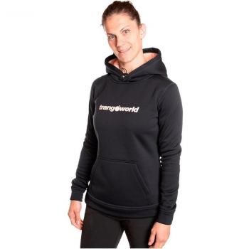 Sudadera de mujer Poppi Trangoworld en color negro - Modelo Pc004848-5Yy