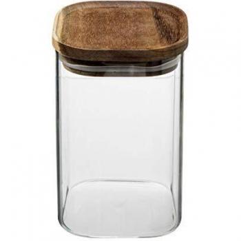 Tarro de Cristal Hermético de 1L con Tapa de Acacia - 5five Simply Smart
