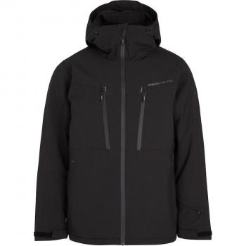 Chaqueta de esquí de hombre Protest Prttimo 23 negra con capucha, talla L