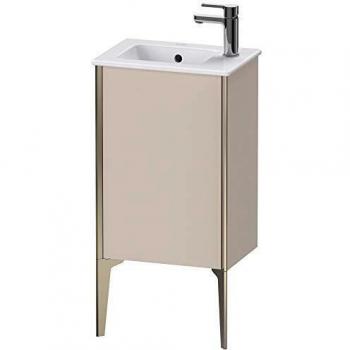 Módulo de Lavabo Vertical Duravit XViu 41x29x59,4cm, 1 Puerta Izquierda, Champán Mate/Taupe Mate