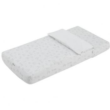 Saco de Cuna Nórdico Ajustable con Cremallera Merlo Crudo 60x120 cm - Ropa de Cuna Desenfundable para Verano e Invierno