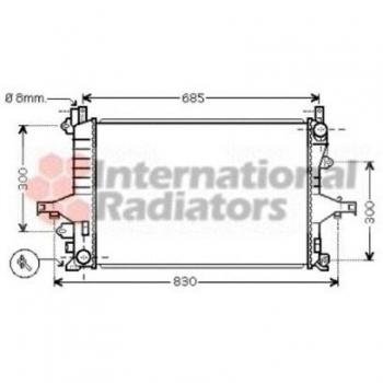 Van Wezel 59002114 radiador de refrigeración del Motor