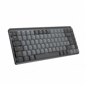 Logitech MX Mini Mechanical Combo para Mac - Ratón y Teclado Bluetooth AZERTY Francés, Color Negro y Grafito Gris
