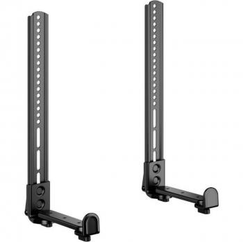 Aisens SPK01U-189 Soporte Universal para Barra de Sonido, Capacidad hasta 15kg, Color Negro