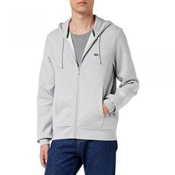 Lacoste Sh9626 Sudaderas, Plata China, M para Hombre