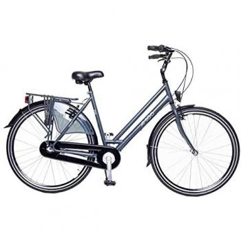 Bicicleta de Mujer AMIGO Bright 28 Pulgadas 56 cm con Freno en V Antracita