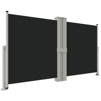 Toldo lateral retráctil 140x1200 cm color negro, crema, antracita y más