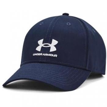 Under Armour Men's Adjustable Branded Lockup Baseball Cap - Navy - One Size Fits Most