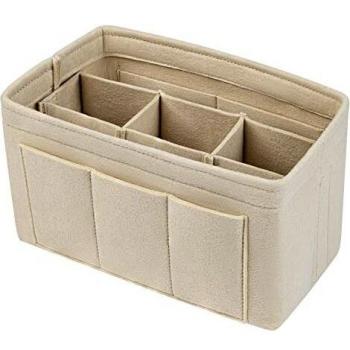 DIMJ Neceser Maquillaje, Bolsa de Maquillaje Ligera con Divisores Bolsillos Profesional Organizador de Maquillaje Bolso de Cosméticos de Viaje con Bolsa de Cable USB