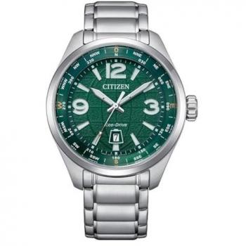Reloj Citizen Hombre Eco Drive AW1830-88X - Calendario, Acero Inoxidable, Luminiscente, Color Azul