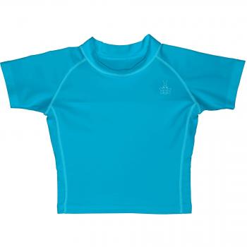 i play. 770100-676-43 - Camiseta de mangas cortas para resguardo del sol, 6-12 meses, 74 cm, color azul