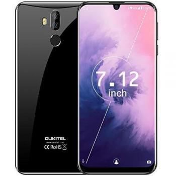 Móviles y Smartphones Libres,OUKITEL K9 FHD+ 7.12 Pulgadas Grande Smartphone 6000mAh Batería 5V/6A Carga Rapida Telefonos Moviles Helio P35 Android 4GB RAM 64GB ROM Dual SIM 4G,OTG,