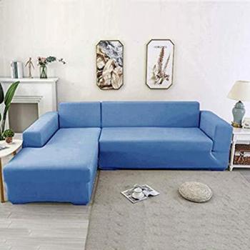 Youjoy Funda de Sofá Elástica - 1/2/3/4 Plazas Funda Sofá Chaise Longue en Forma de L Necesita Comprar 2 Piezas