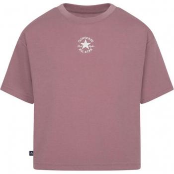 Camiseta Boxy Rosa para Niña Converse Chuck Patch 12/13 Años