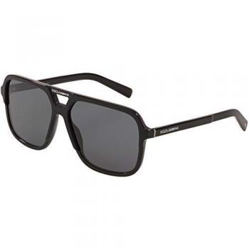 Dolce & Gabbana Men's 0DG4354 Sunglasses, BLACK, 61