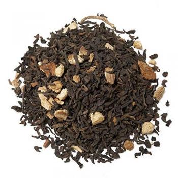 Aromas de té - Té Rojo Pu Erh a Granel con Canela, Jenjibre, Cáscara de Naranja i Vainilla Sabores De Oriente, 100 gr