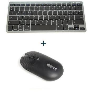 Iggual Kit Bundle Teclado + Ratón Yin Bluetooth