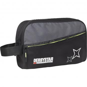 Derby Star – Funda para Guantes de Portero para Hombre, Color Negro/Gris, 32,5 x 23.5 x 10 cm