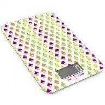 Pebbly 88-8017C Báscula rectangular electrónica, Multicolor
