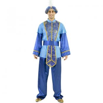 Disfraz de Paje Real Azul para hombre