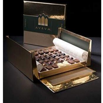 Caja de Bombones de Chocolate Artesano Gourmet Aurum 48-1 Sin Gluten