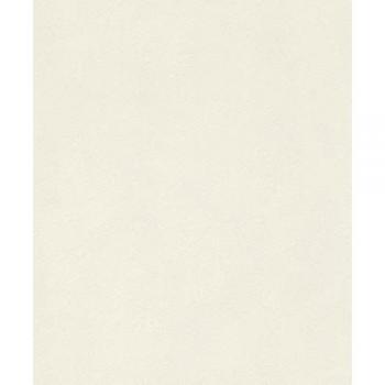 Papel Pintado No Tejido Rasch Club 418613, Uni-Einfarbig, Alta Resistencia a la Luz y Lavable, 0.53 x 10.05 m, Color Blanco