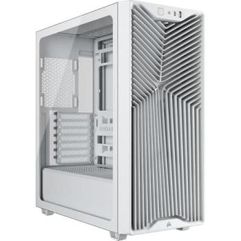Caja Corsair 3200D RS Blanca ATX Mid-Tower con Vidrio Templado y 3 Ventiladores USB-C