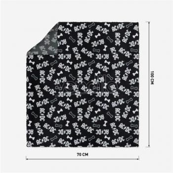 Manta para Perro 70 X 100 cm ACDC Black