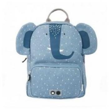 Mochila pequeña Lässig Ballena Azul - Mochila para niños, diseño de ballena, tamaño compacto, material resistente y fácil de limpiar, correas ajustables y acolchadas, múltiples compartimentos para organización