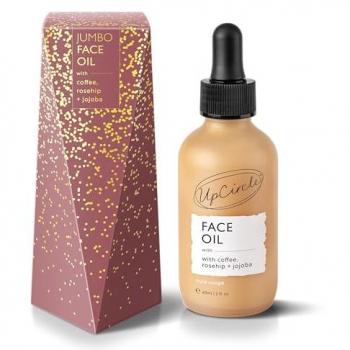 UpCircle Jumbo Hydrating Face Oil with Coffee, Rosehip & Jojoba - 60ml Vegan & Cruelty-Free