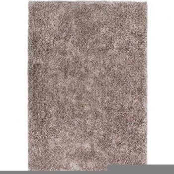Lalee 347193196 de alta calidad y hecho a mano alfombra Shaggy de pelo, poliéster, beige, 200 x 290 cm