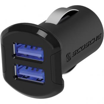 Scosche 730309 - Cargador de coche Dual USB, negro