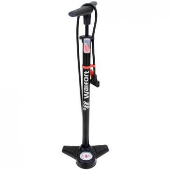 Bomba de pie Dunlop con manómetro - 160 Psi (11 Bar) - Doble válvula