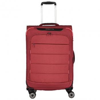 Travelite Skaii Expandable Trolley M Red 67cm with TSA Lock
