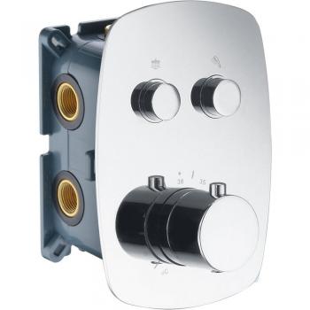 Grifo Termostático Empotrado 2 Vías Ovalado Imex GSP02V