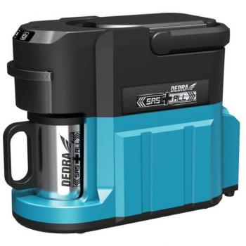 Cafetera inalámbrica Dedra SAS+ ALL 18V DED6920, compatible con café molido y en cápsulas