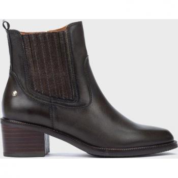 Pikolinos Bacarot W2D Leather Women's Ankle Boots - Colour: Forest