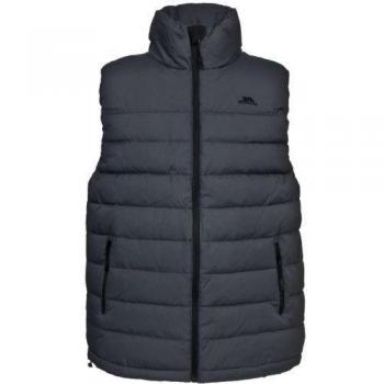 Trespass Hollow Down - Chaleco para hombre, color gris, talla L