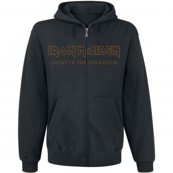 Iron Maiden Ghost Of The Navigator Sudadera capucha con cremallera Negro