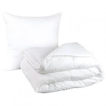 Juego de edredón de entretiempo 140 x 200 + almohada 60 x 60 Aqua-Pure - Funda 100% algodón orgánico