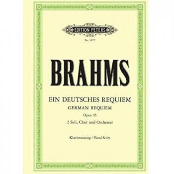 Ein deutsches Requiem op. 45: Klavierauszug