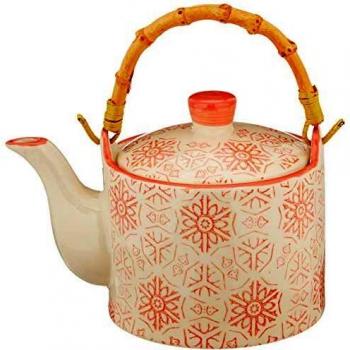 QUID 7810005 Tetera 1L Deco C/ASA Bambu Vita QD, Acero Inoxidable
