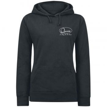 Queen A Day at The Races Sudadera con Capucha Negro L