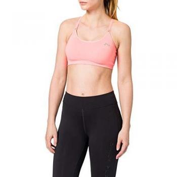 ONLY PLAY ONPLEA Seamless Bra-Opus Sujetador Deportivo, Neon Orange, Medium para Mujer