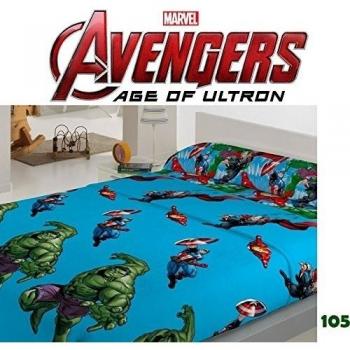 Juego Sábanas Coralina OFICIAL MARVEL AVENGERS