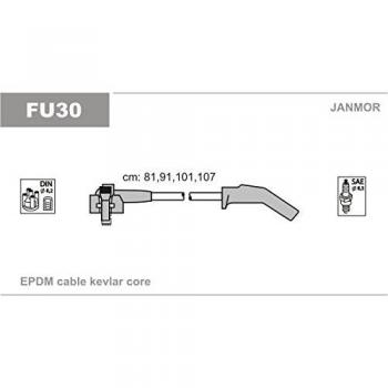 Juego de cables de encendido JANMOR FU30 para FORD FIESTA 4, KA y ESCORT 6