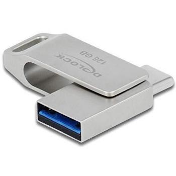 USB Flash Drive 128 GB USB 3.2 Tipo-C y Tipo-A - Carcasa Metálica