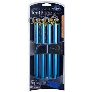 Sea to Summit Ground Control Tent Pegs - 8 Pack, Lightweight Alloy, 180mm Length