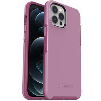 OtterBox para Apple iPhone 12 Pro Max, Funda Anticaídas Elegante, Symmetry Series, Rosa